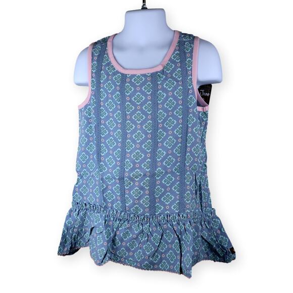 Matilda Jane NWT Abbie Girls Ruffle Flounce Sleeveless Tunic 6 - Picture 1 of 5